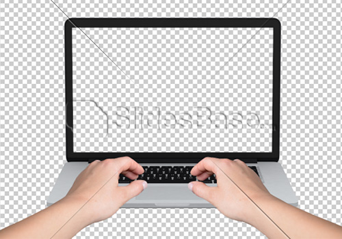 man-typing-on-laptop-macbook-hands-transparent-png