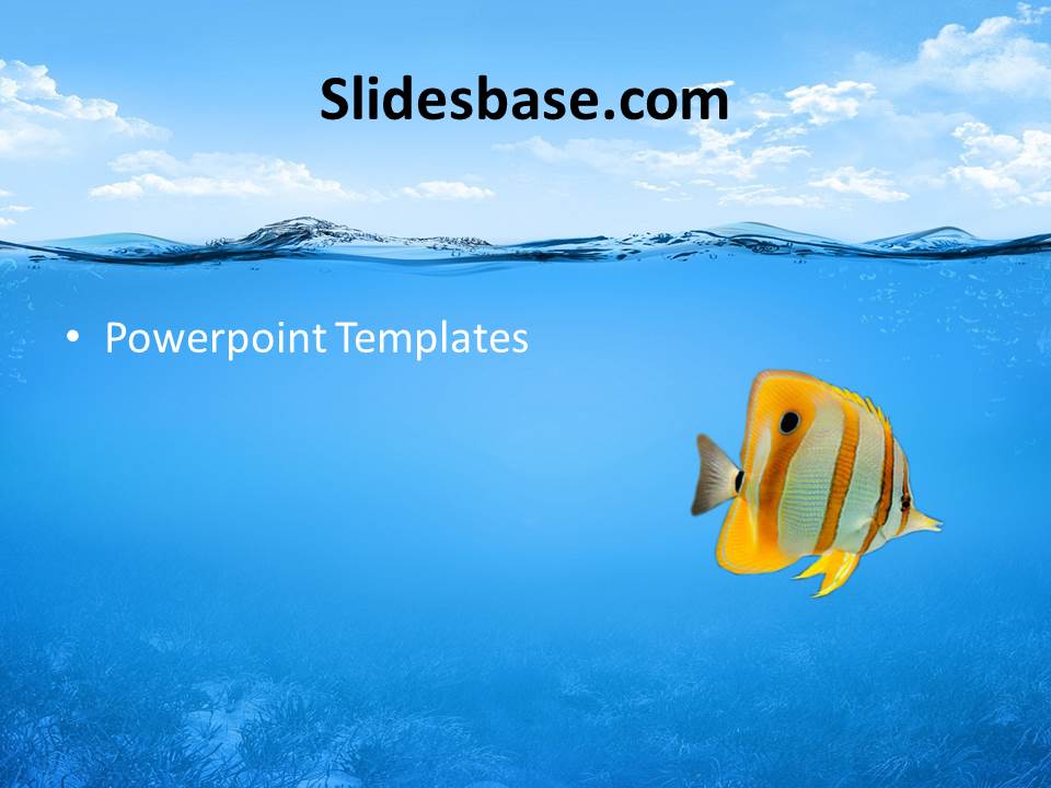 Underwater Ocean Powerpoint Template Slidesbase