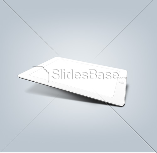 white-3D-ipad-shadow-transparent-screen-stock