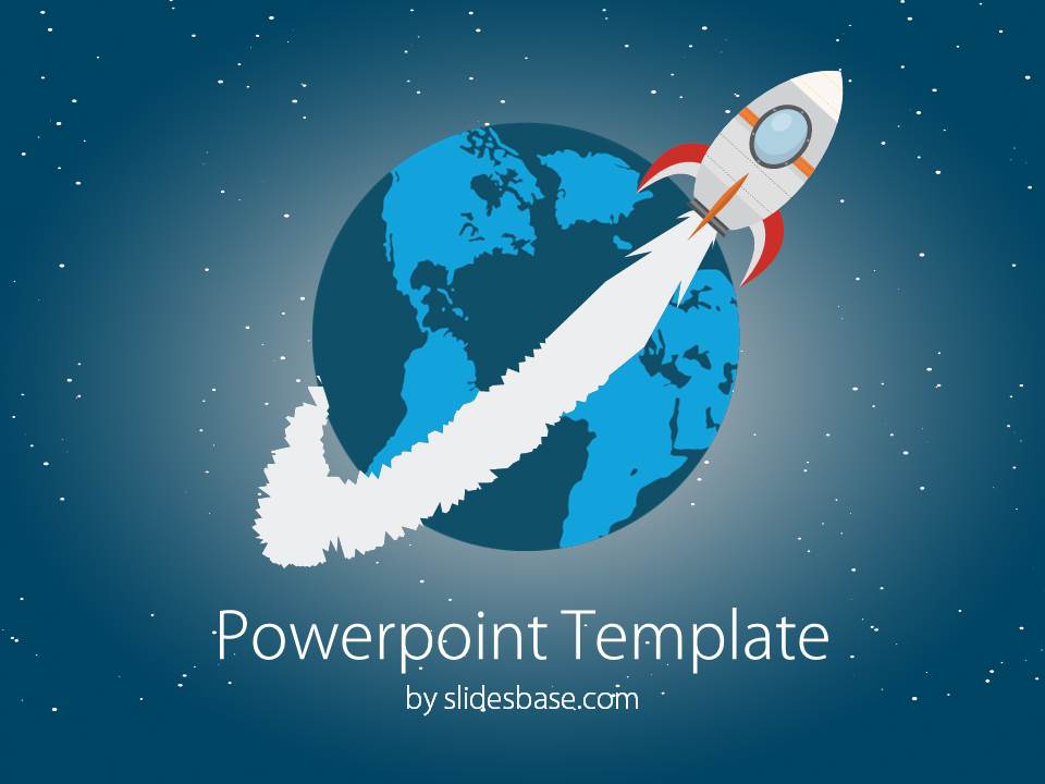 Space Themed Powerpoint Template Free