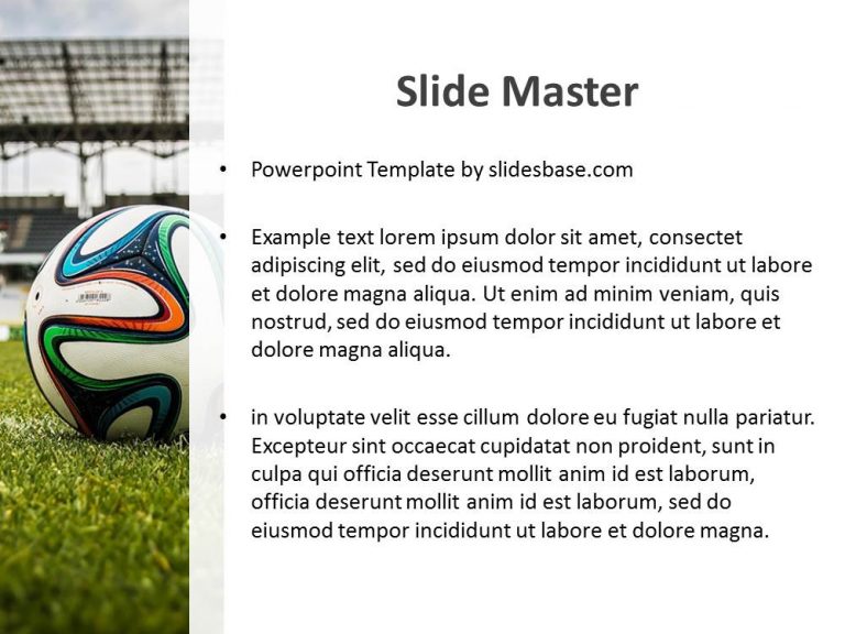 5 slide soccer powerpoint