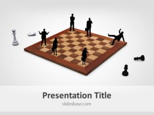 business-strategy-chessboard-business-people-silhouettes-powerpoint-template-for-presentations-slide1-1