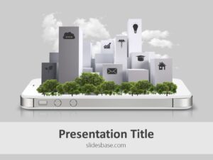 smart-city-technology-3d-house-buildings-on-iphone-small-town-ppt-future-powerpoint-template-slide1-1