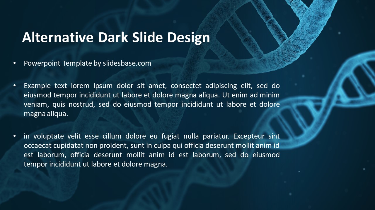 Success Genetics DNA PowerPoint Template Slidesbase