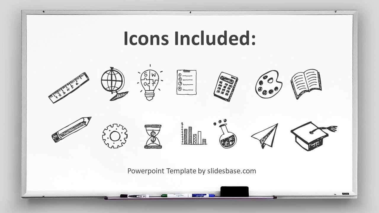 Whiteboard PowerPoint Template | Slidesbase
