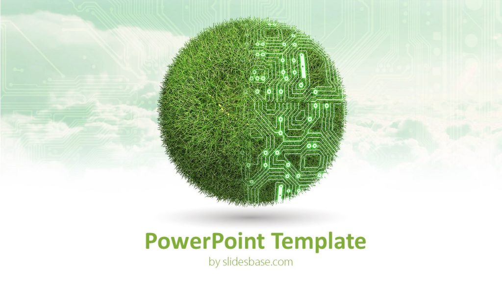 1-green-environment-technology-3d-grass-sphere-energy-wind-solar-powerpoint-ppt-presentation-template-Slide1