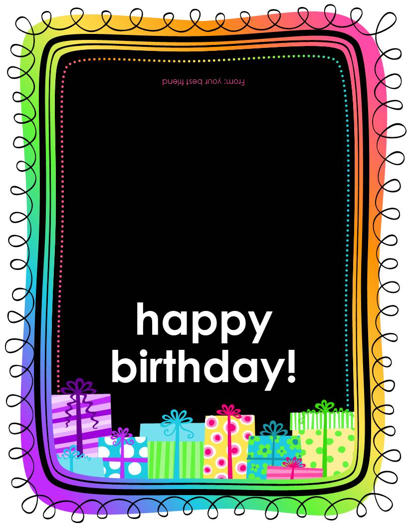 Free Colorful Birthday Card Powerpoint Template Slidesbase