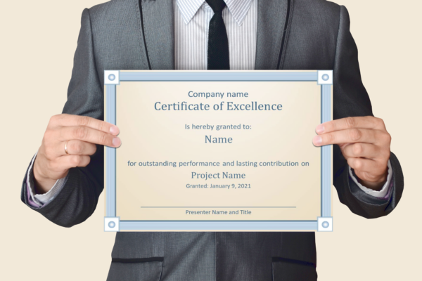 certificate-employee-reward-employee of the year