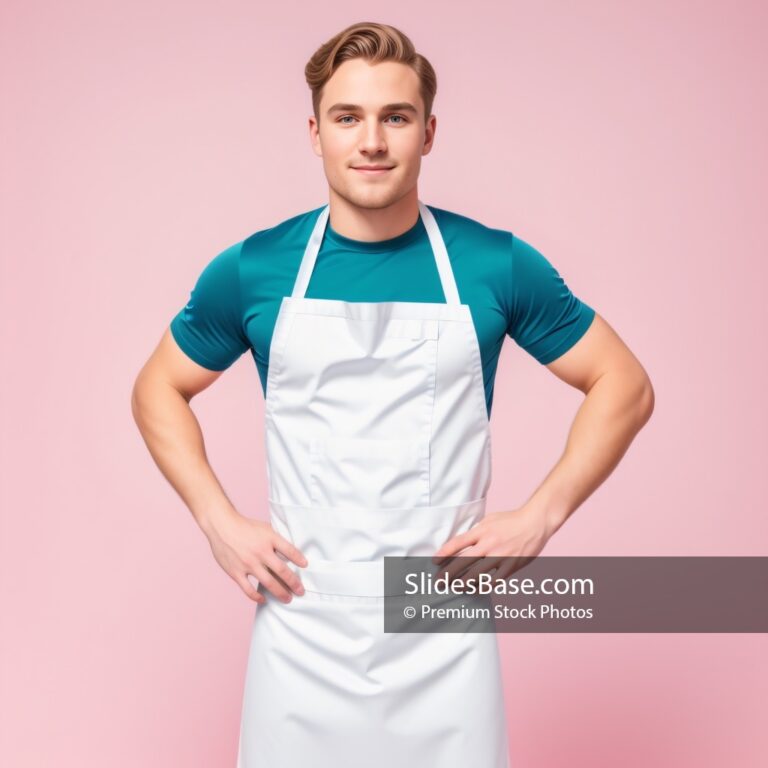 Handsome Young Baker Man Stock Photo