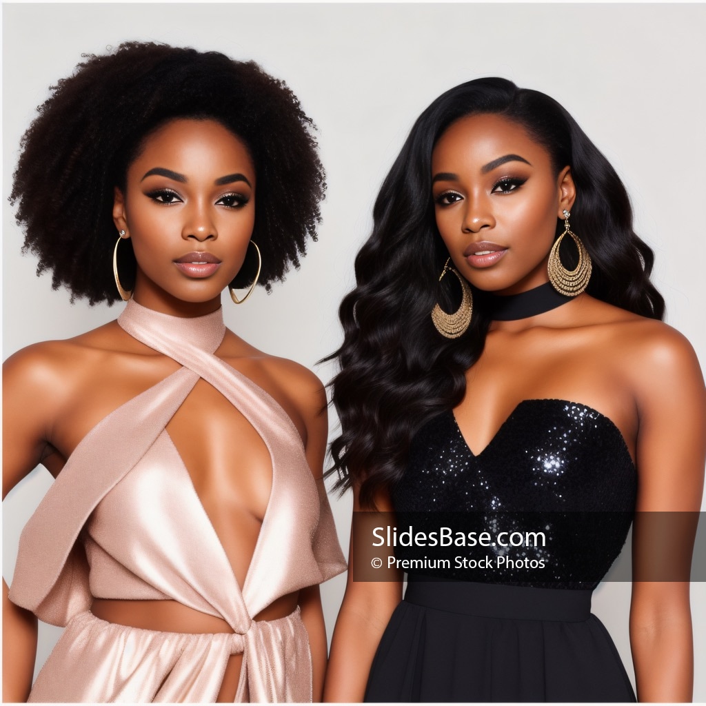 Sexy Black Fashion Beauty Glam Girls