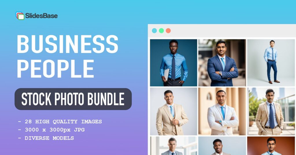 Businessman stock photo bundle