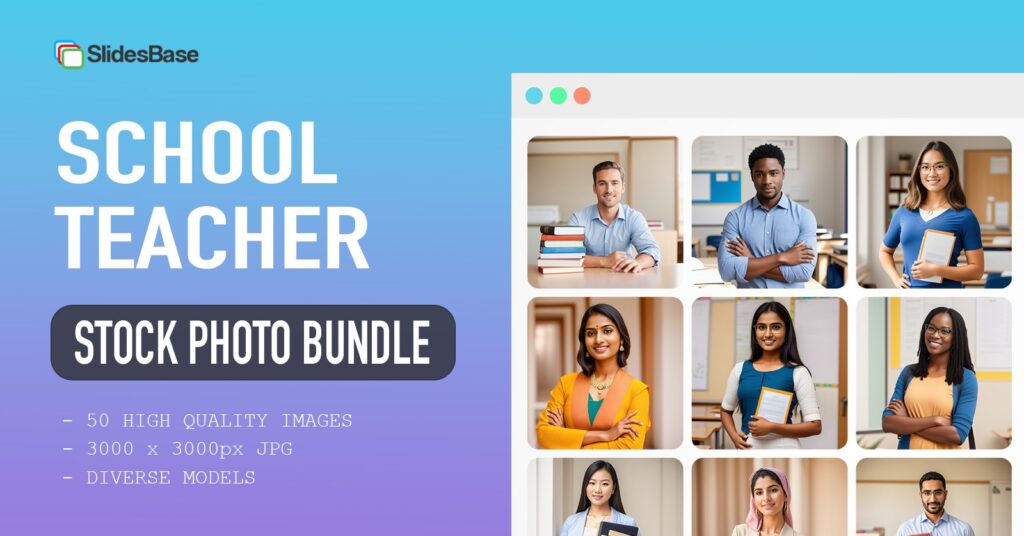 ai generated teacher stock photo bundle